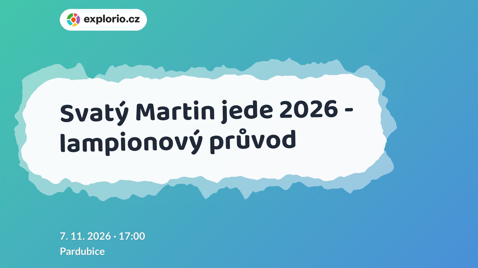 Svatý Martin jede 2026 - lampionový průvod – festivaly a Slavnosti, Pardubice