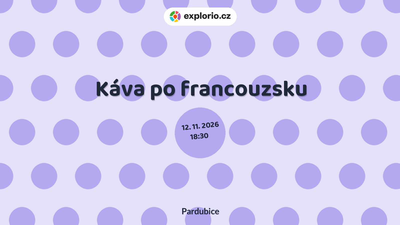 Káva po francouzsku – tvořivé dílny a Workshopy, Pardubice