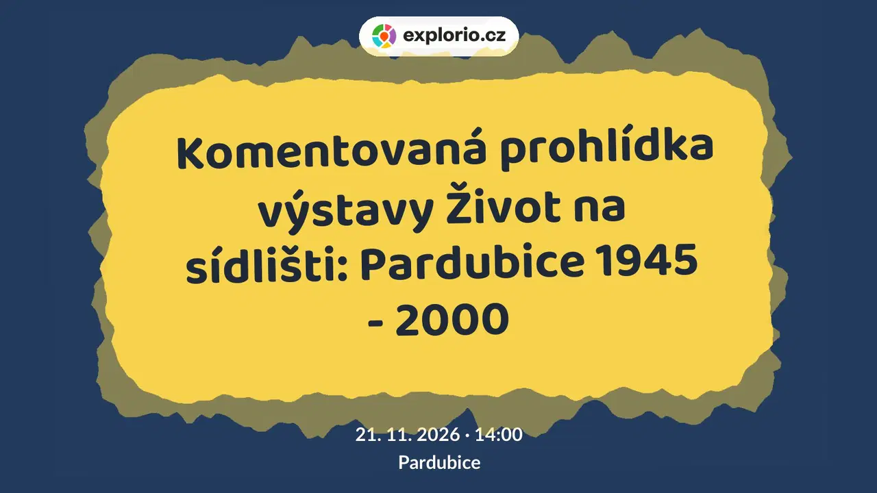 Komentovaná prohlídka výstavy Život na sídlišti: Pardubice 1945 - 2000 – prohlídky a Muzea, Pardubice
