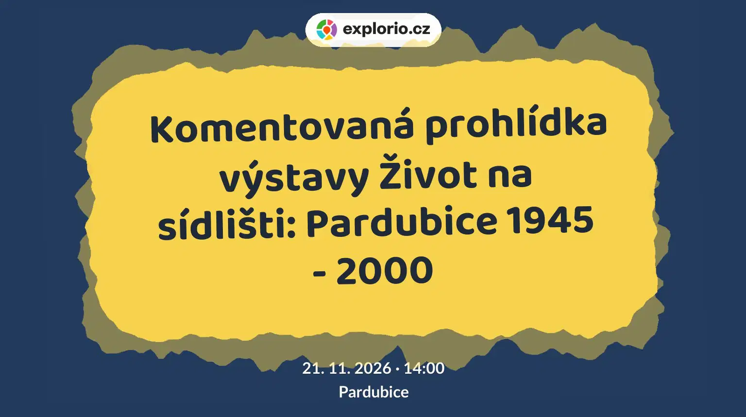 Komentovaná prohlídka výstavy Život na sídlišti: Pardubice 1945 - 2000 – prohlídky a Muzea, Pardubice