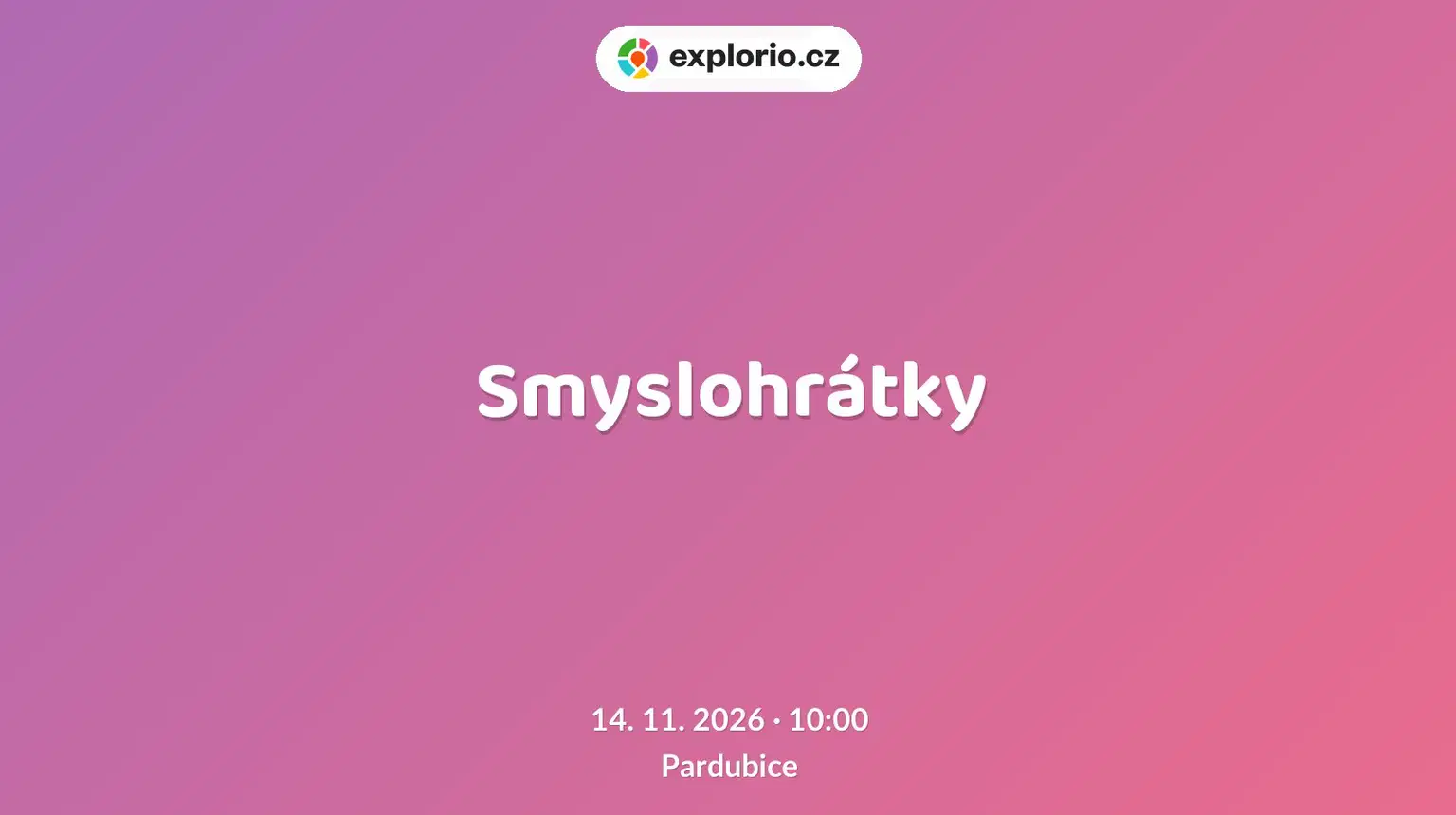 Smyslohrátky – tvořivé dílny a Workshopy, Pardubice