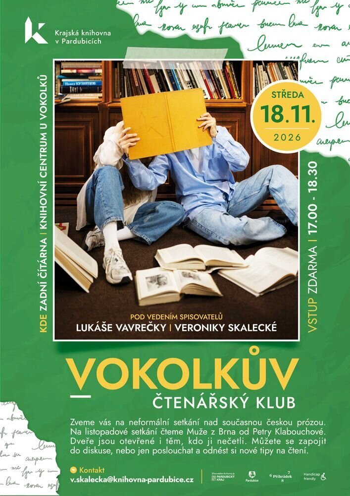 Vokolkův čtenářský klub – divadlo, Hudba a Kino, Pardubice – fotka 2