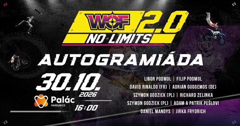 Autogramiáda WOF 2.0 No Limits – sport a Pohyb, Pardubice – fotka 2