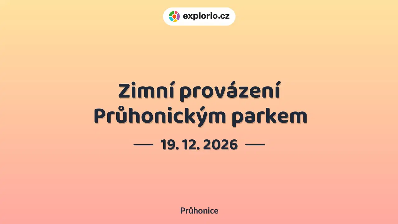 Zimní provázení Průhonickým parkem – prohlídky a Muzea, Průhonice