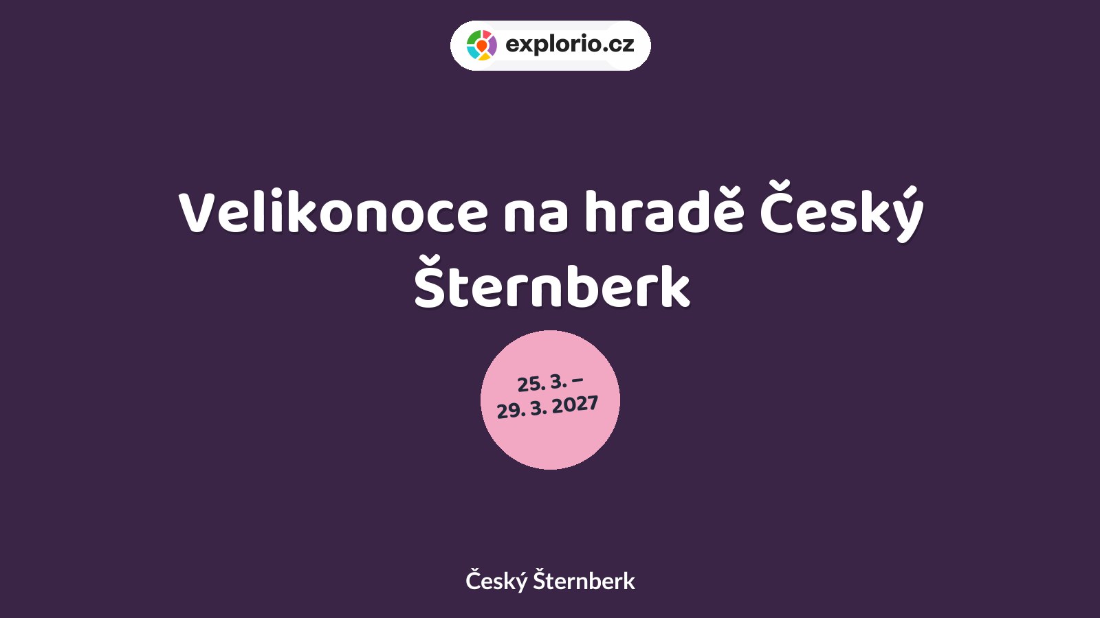Velikonoce na hradě Český Šternberk – prohlídky a Muzea, Český Šternberk