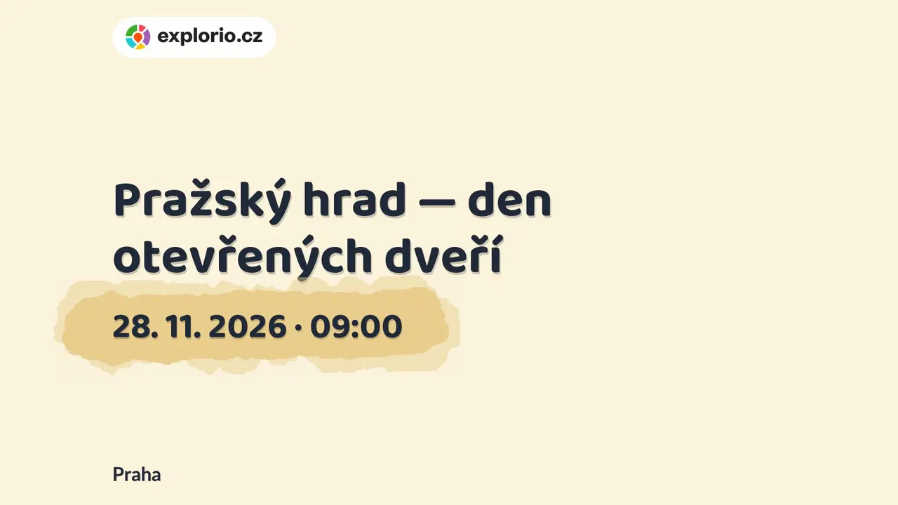Pražský hrad — den otevřených dveří – prohlídky a Muzea, Praha