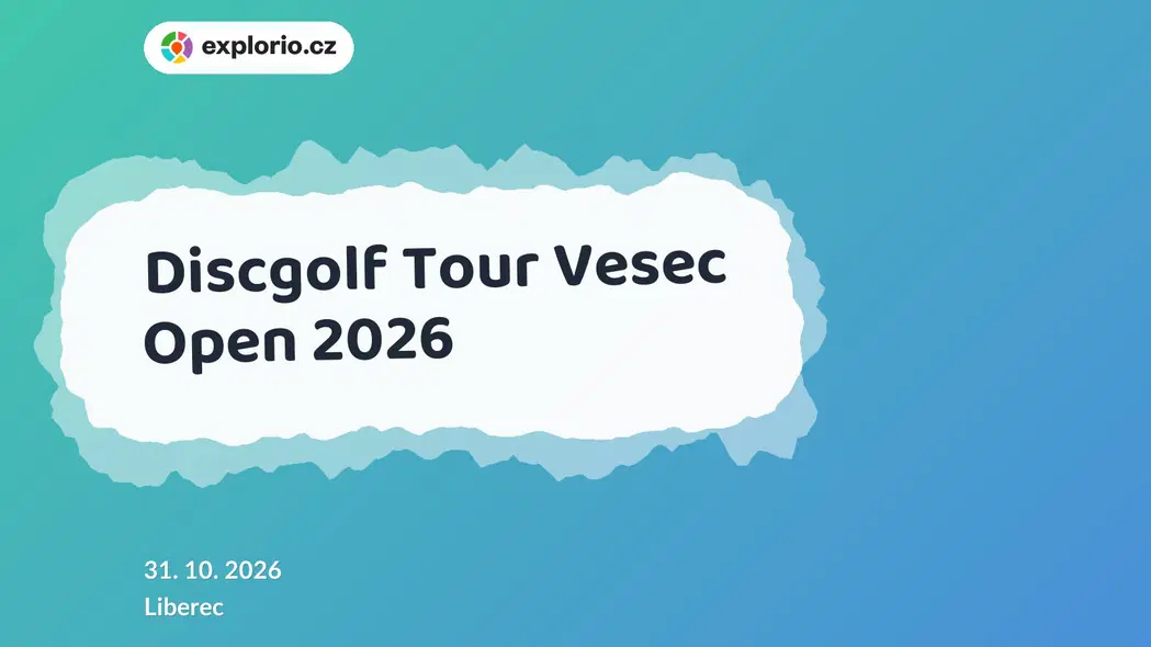 Discgolf Tour Vesec Open 2026 – sport a Pohyb, Liberec