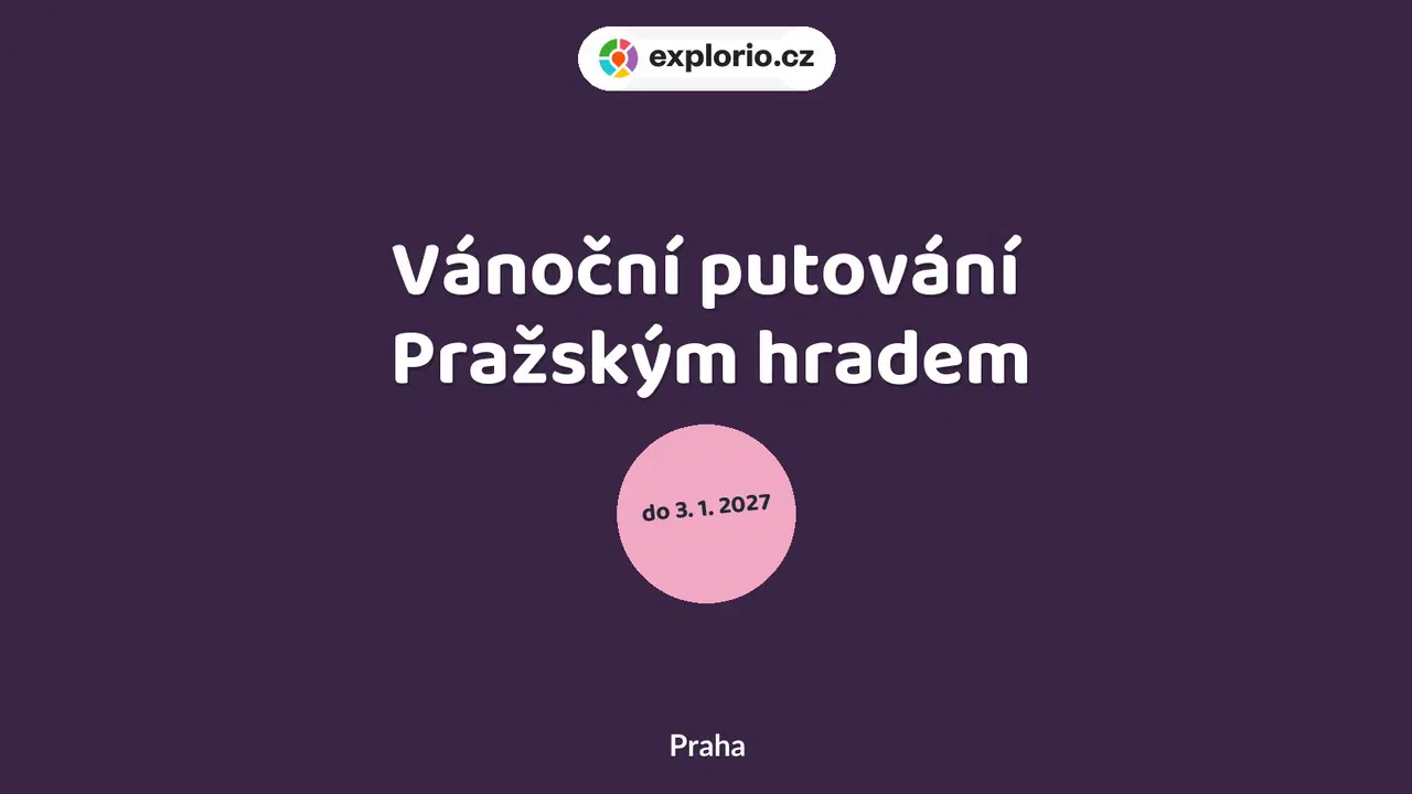 Vánoční putování Pražským hradem – prohlídky a Muzea, Praha