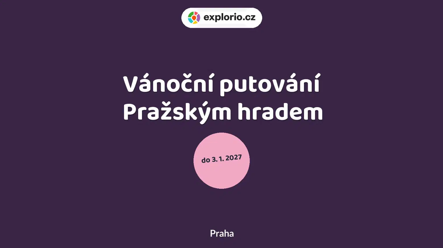 Vánoční putování Pražským hradem – prohlídky a Muzea, Praha