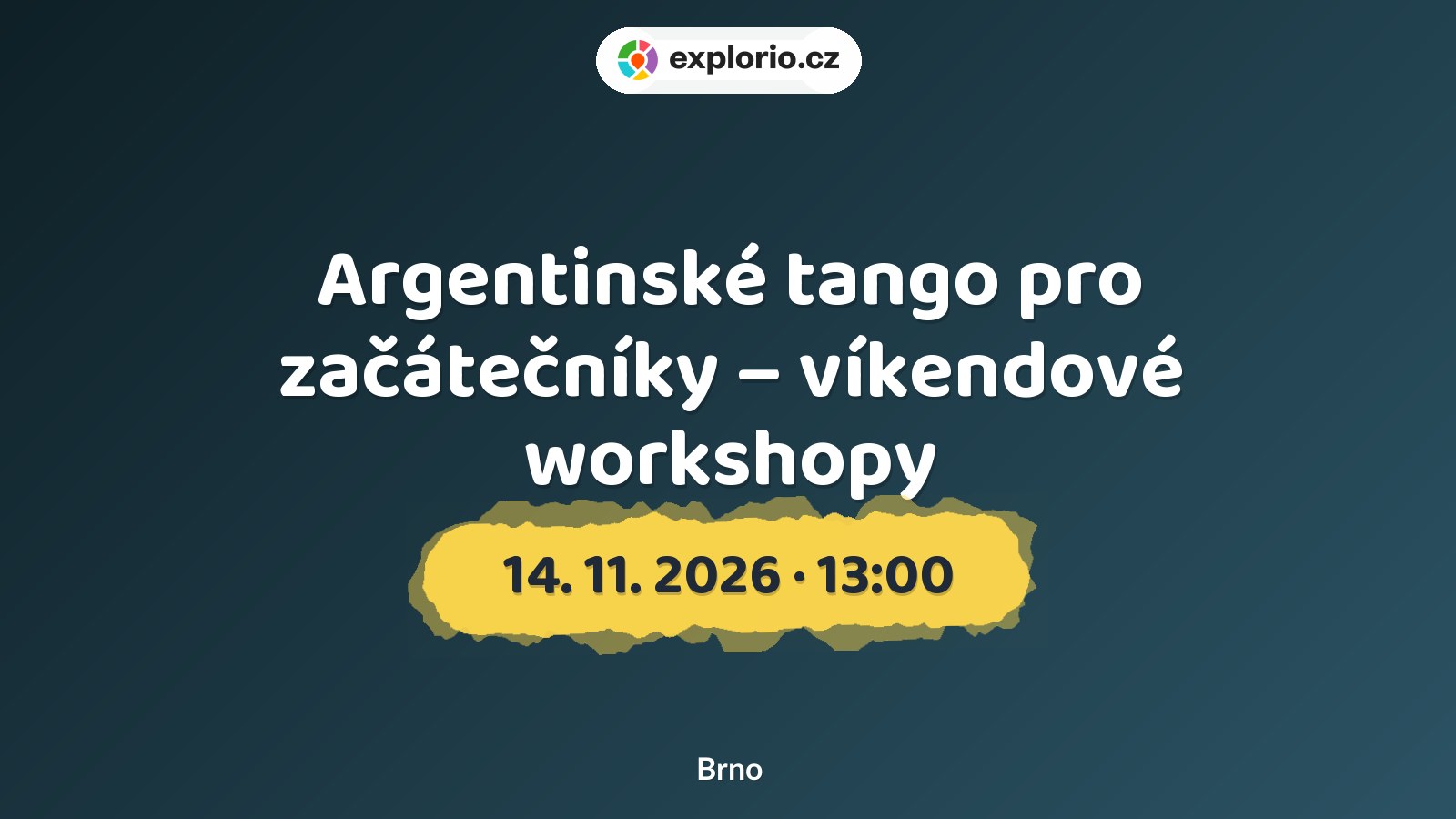 Argentinské tango pro začátečníky – víkendové workshopy – tvořivé dílny a Workshopy, Brno