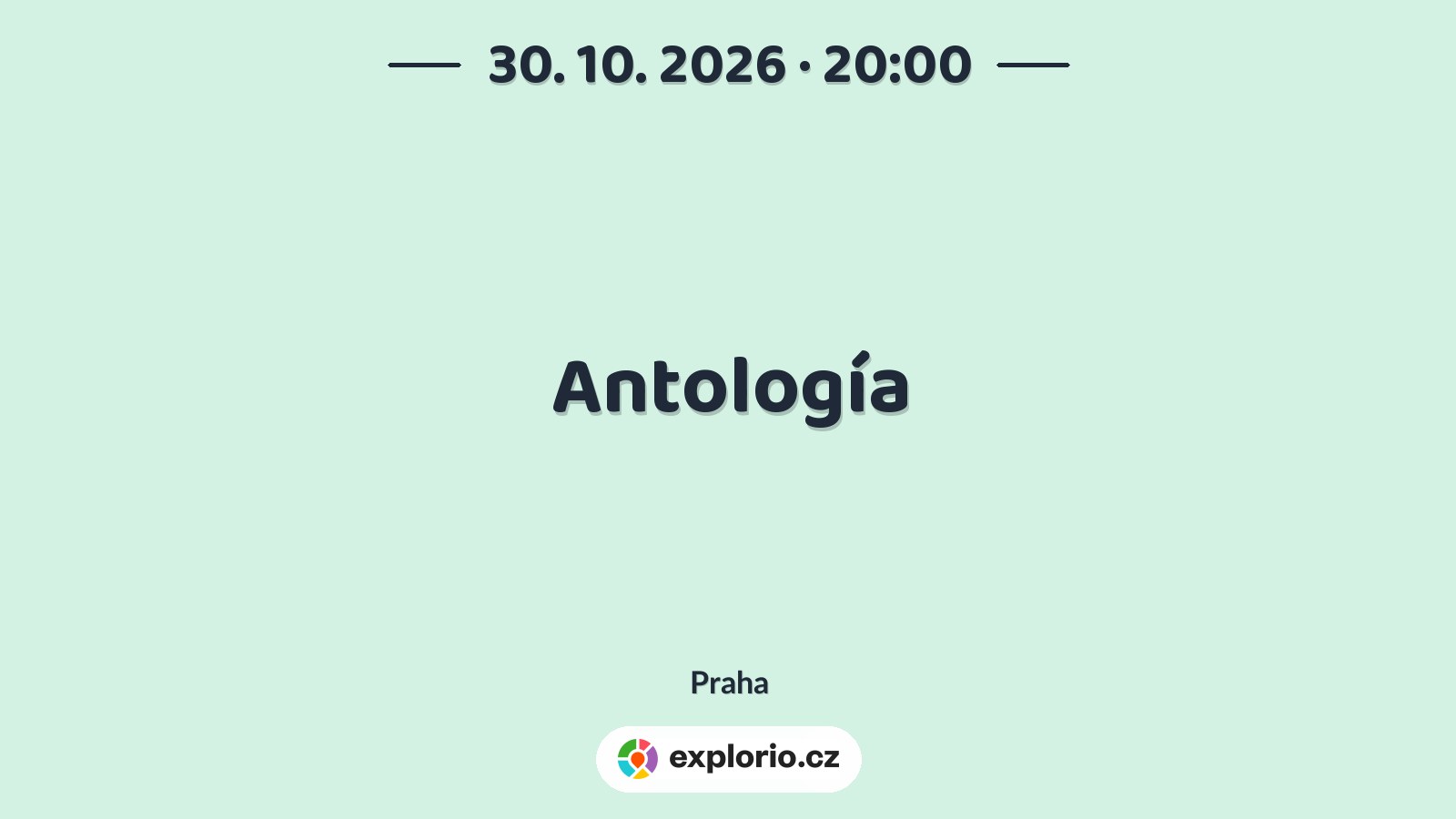 Antología – divadlo, Hudba a Kino, Praha