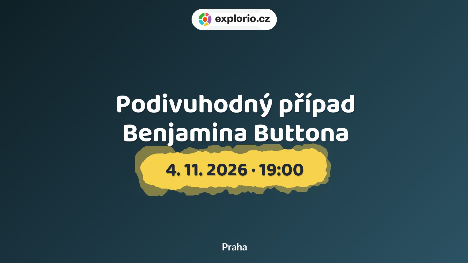 Podivuhodný případ Benjamina Buttona – divadlo, Hudba a Kino, Praha