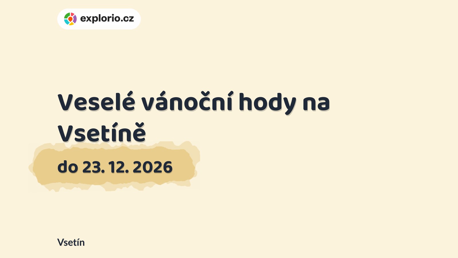 Veselé vánoční hody na Vsetíně – festivaly a Slavnosti, Vsetín