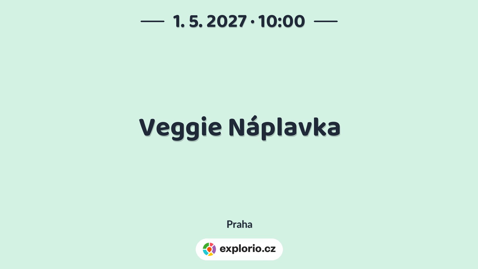 Veggie Náplavka – festivaly a Slavnosti, Praha