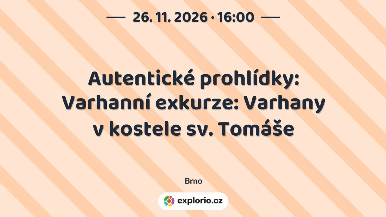 Autentické prohlídky: Varhanní exkurze: Varhany v kostele sv. Tomáše – prohlídky a Muzea, Brno