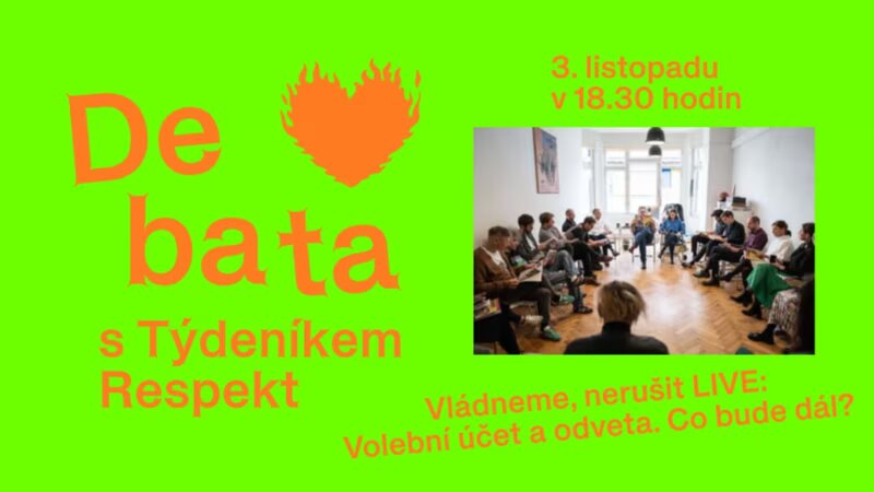 Debata s týdeníkem Respekt Vládneme, nerušit LIVE: Volební účet a odveta. Co bude dál? – divadlo, Hudba a Kino, Olomouc – fotka 2