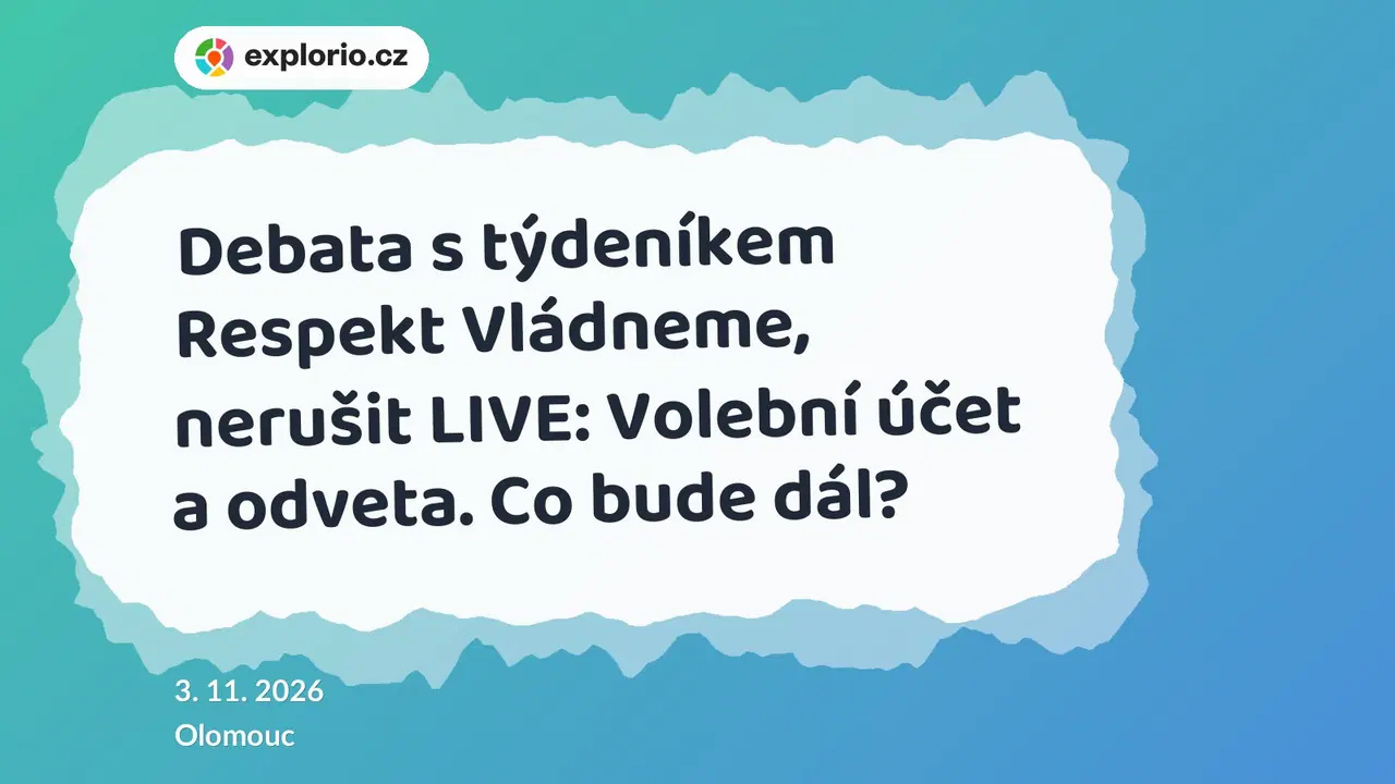Debata s týdeníkem Respekt Vládneme, nerušit LIVE: Volební účet a odveta. Co bude dál? – divadlo, Hudba a Kino, Olomouc