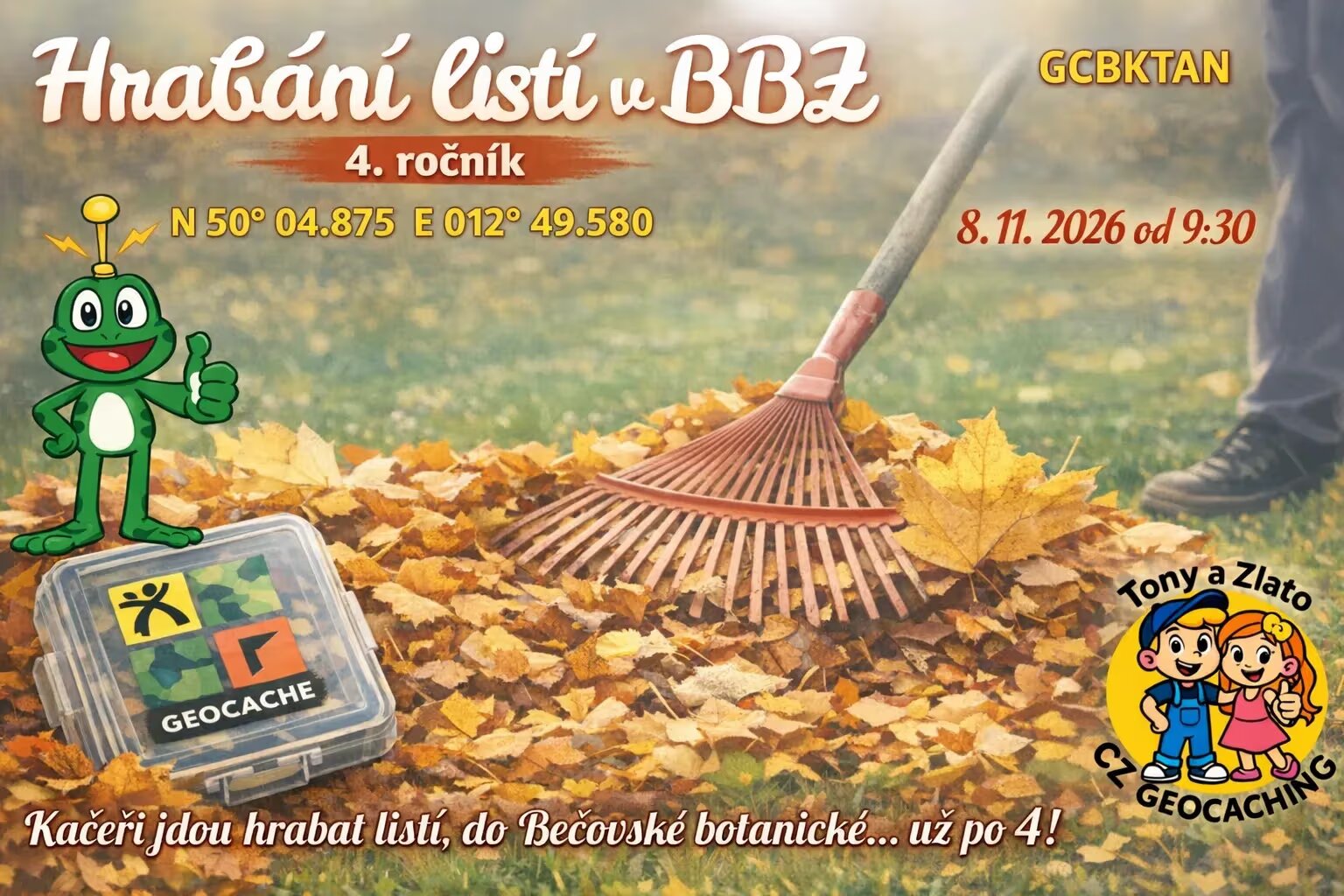 Hrabání listí v BBZ (4. ročník) – příroda a Zvířátka, Bečov nad Teplou – fotka 2
