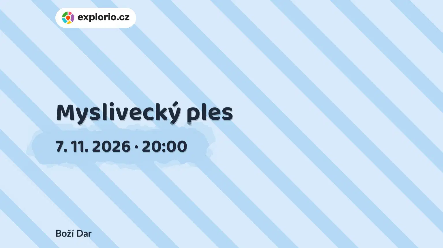 Myslivecký ples – divadlo, Hudba a Kino, Boží Dar