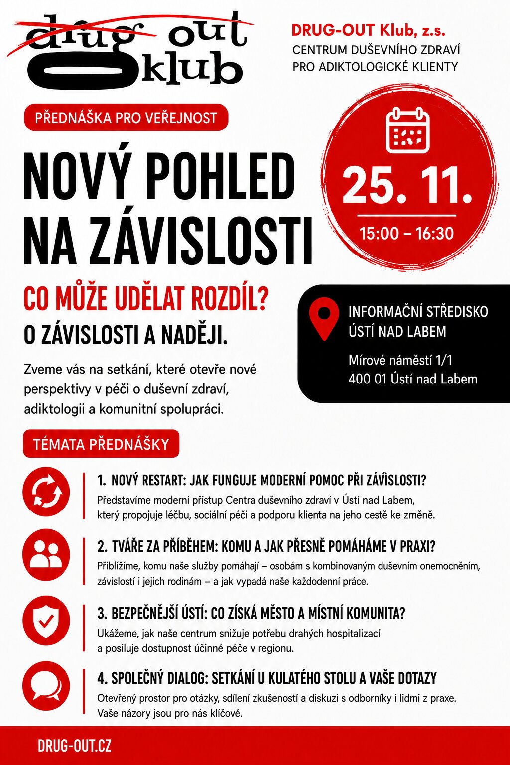 NOVÝ POHLED NA ZÁVISLOSTI – divadlo, Hudba a Kino, Ústí nad Labem – fotka 2