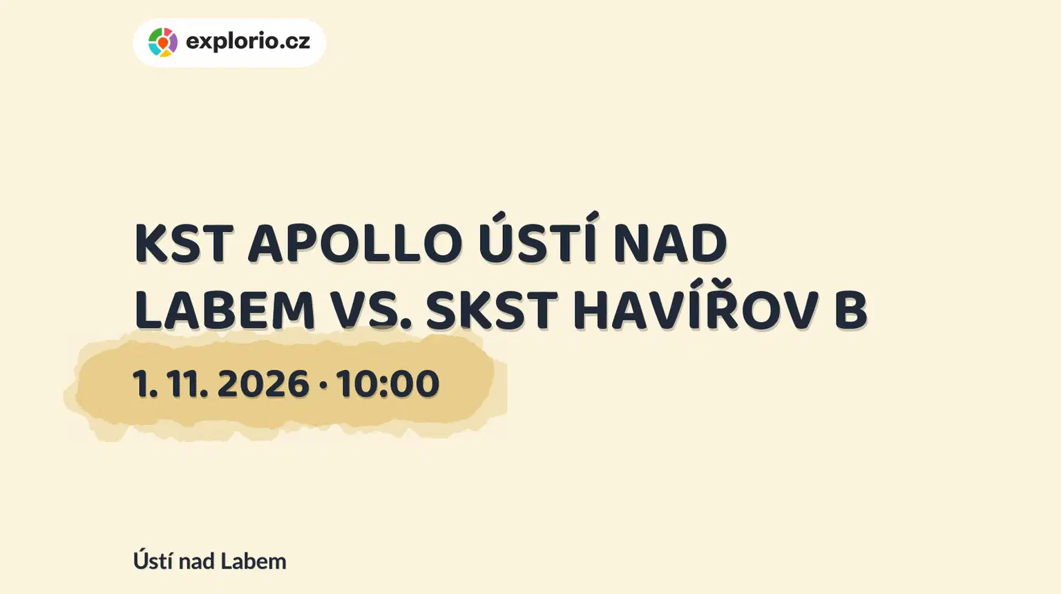 KST APOLLO ÚSTÍ NAD LABEM VS. SKST HAVÍŘOV B – sport a Pohyb, Ústí nad Labem