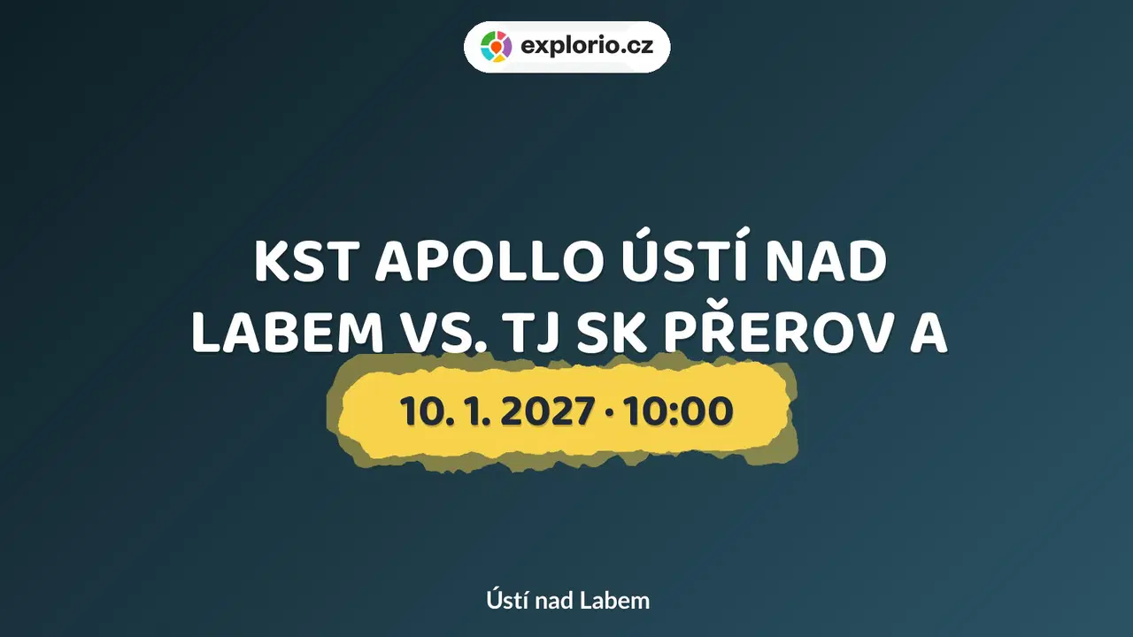 KST APOLLO ÚSTÍ NAD LABEM VS. TJ SK PŘEROV A – sport a Pohyb, Ústí nad Labem