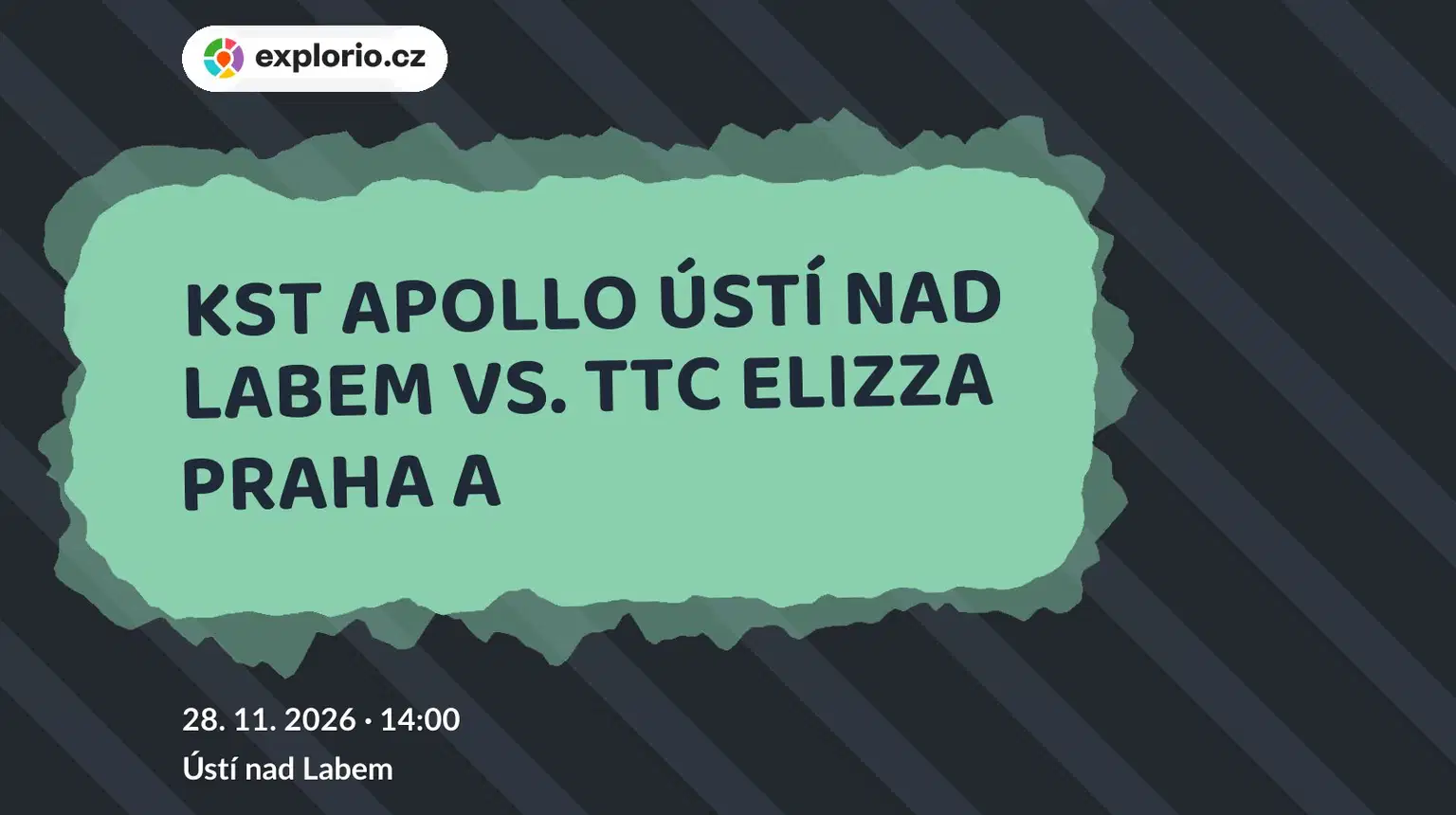 KST APOLLO ÚSTÍ NAD LABEM VS. TTC ELIZZA PRAHA A – sport a Pohyb, Ústí nad Labem