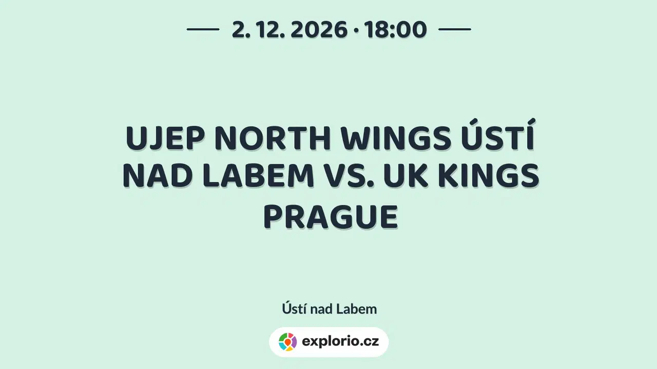 UJEP NORTH WINGS ÚSTÍ NAD LABEM VS. UK KINGS PRAGUE – sport a Pohyb, Ústí nad Labem
