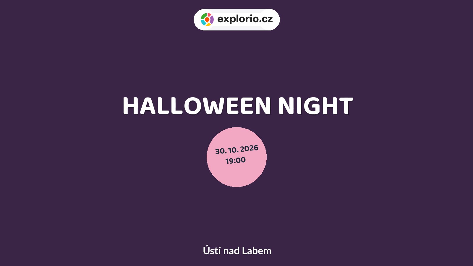 HALLOWEEN NIGHT – sport a Pohyb, Ústí nad Labem