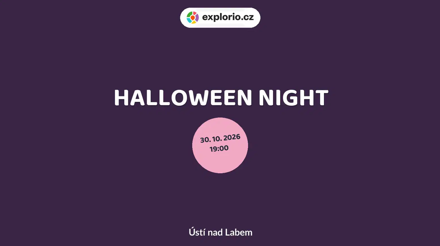 HALLOWEEN NIGHT – sport a Pohyb, Ústí nad Labem