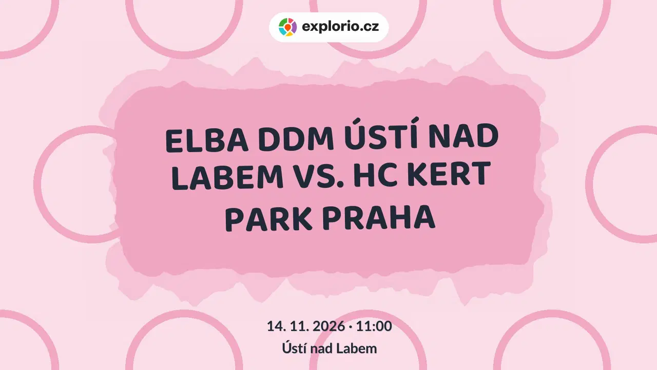 ELBA DDM ÚSTÍ NAD LABEM VS. HC KERT PARK PRAHA – sport a Pohyb, Ústí nad Labem
