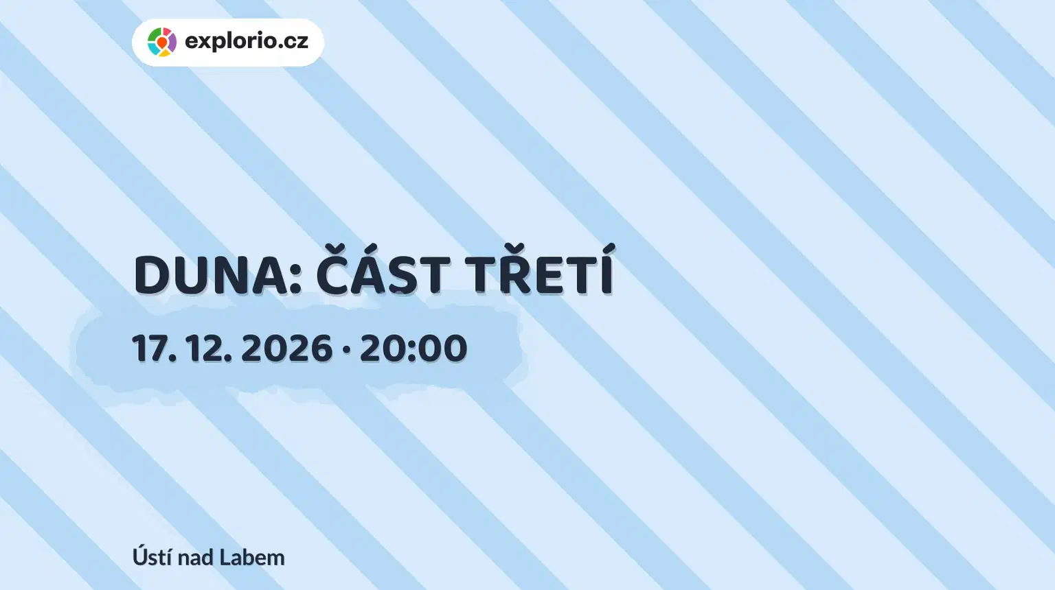 DUNA: ČÁST TŘETÍ – divadlo, Hudba a Kino, Ústí nad Labem
