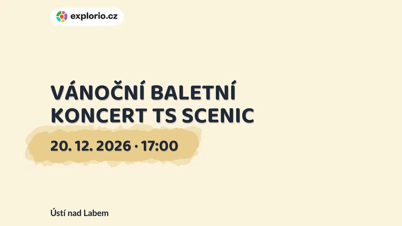 VÁNOČNÍ BALETNÍ KONCERT TS SCENIC – divadlo, Hudba a Kino, Ústí nad Labem