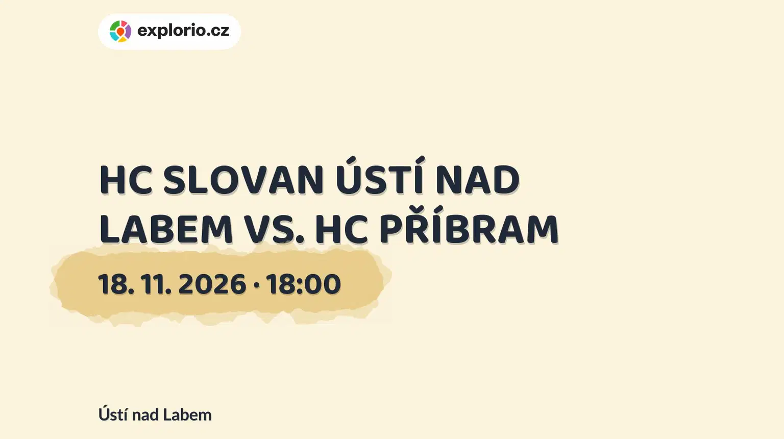 HC SLOVAN ÚSTÍ NAD LABEM VS. HC PŘÍBRAM – sport a Pohyb, Ústí nad Labem