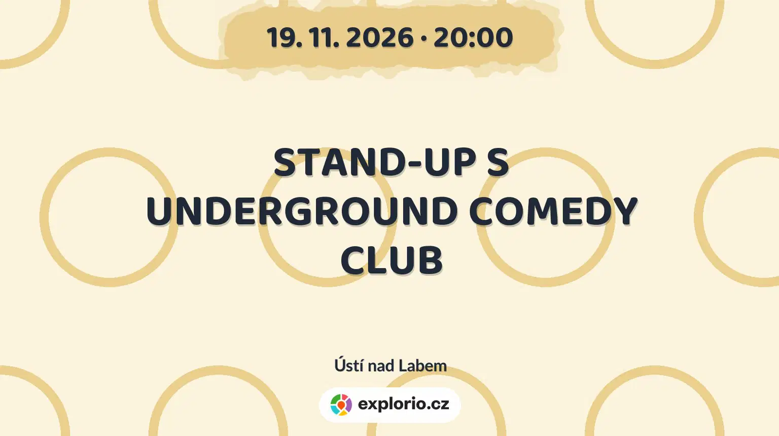 STAND-UP S UNDERGROUND COMEDY CLUB – divadlo, Hudba a Kino, Ústí nad Labem
