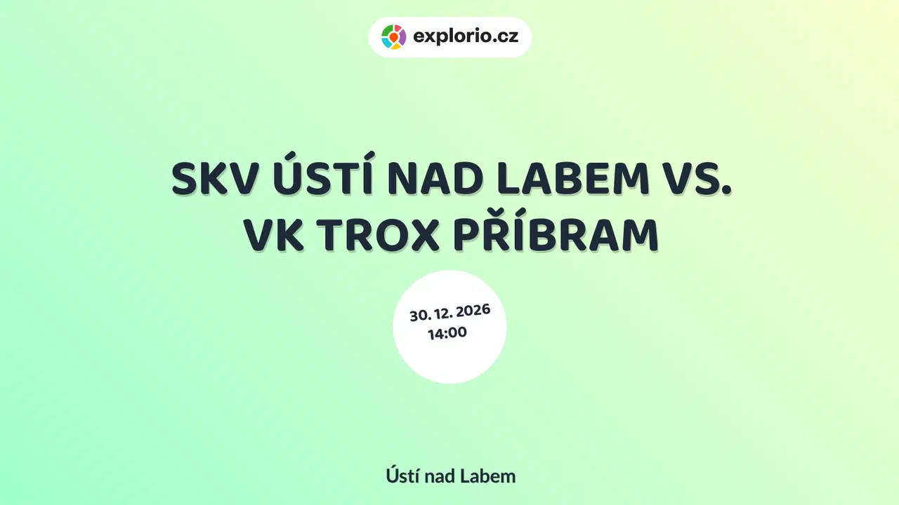 SKV ÚSTÍ NAD LABEM VS. VK TROX PŘÍBRAM – sport a Pohyb, Ústí nad Labem