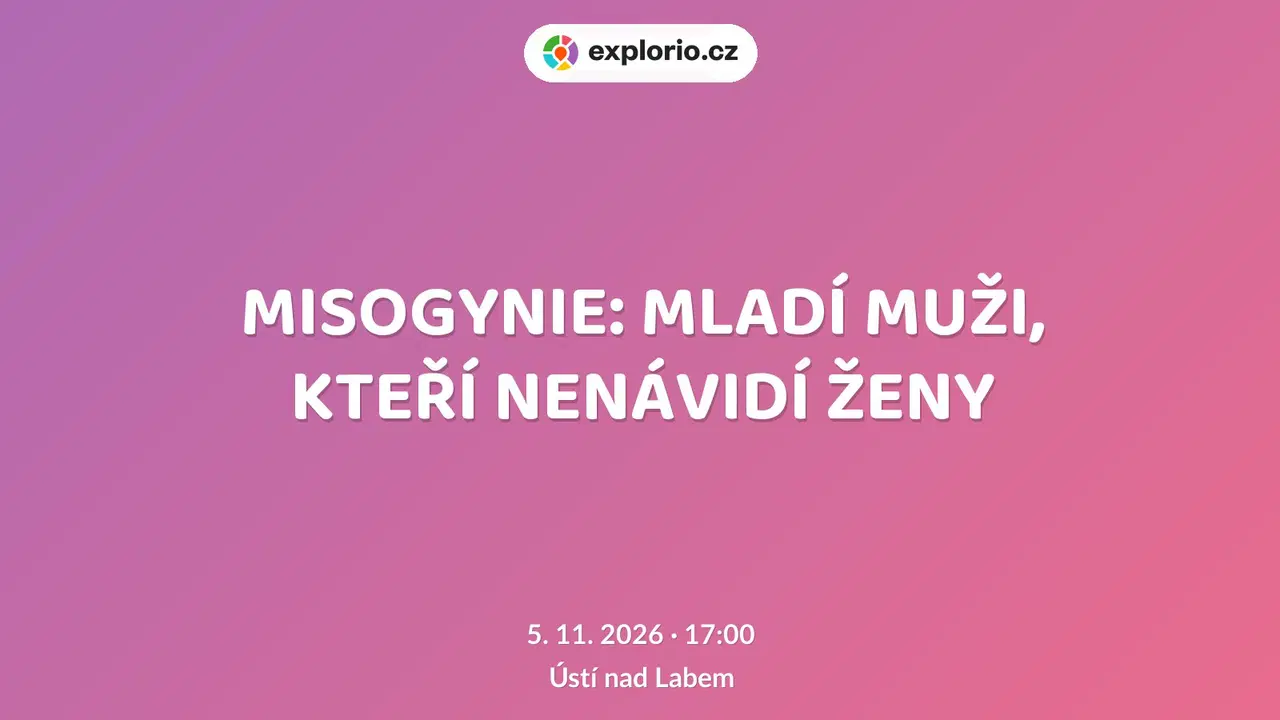 MISOGYNIE: MLADÍ MUŽI, KTEŘÍ NENÁVIDÍ ŽENY – divadlo, Hudba a Kino, Ústí nad Labem