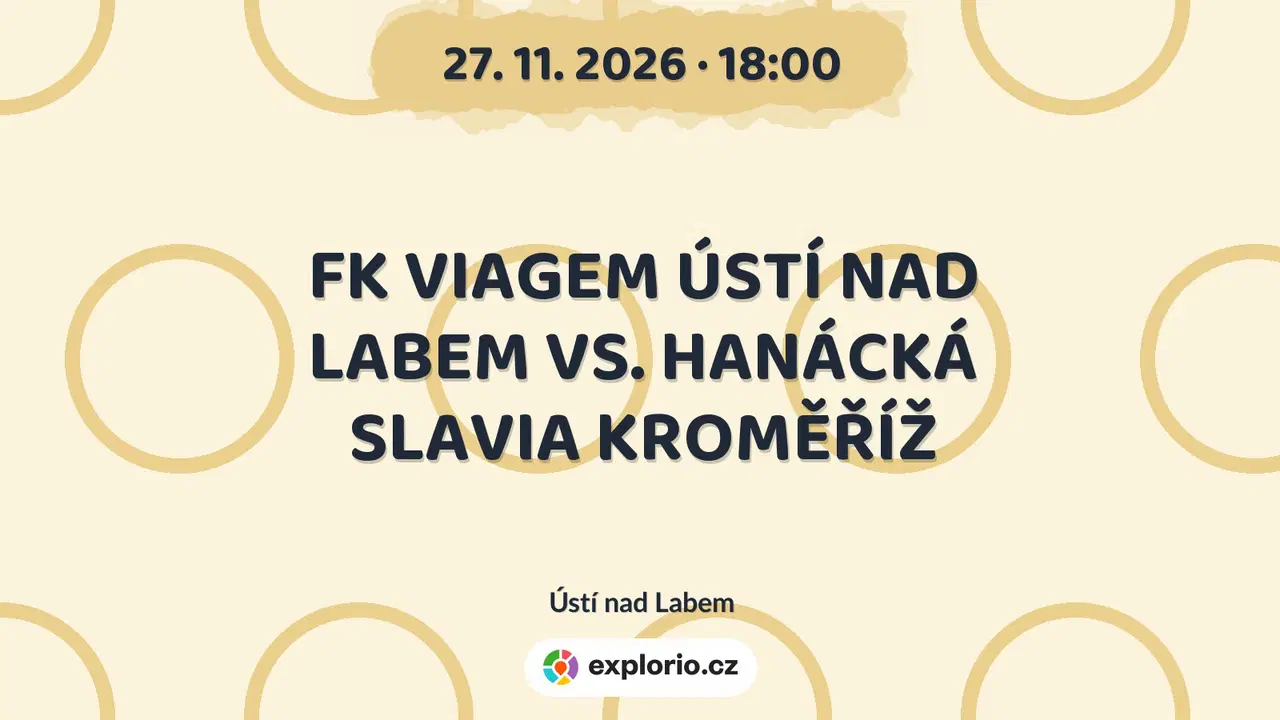 FK VIAGEM ÚSTÍ NAD LABEM VS. HANÁCKÁ SLAVIA KROMĚŘÍŽ – sport a Pohyb, Ústí nad Labem