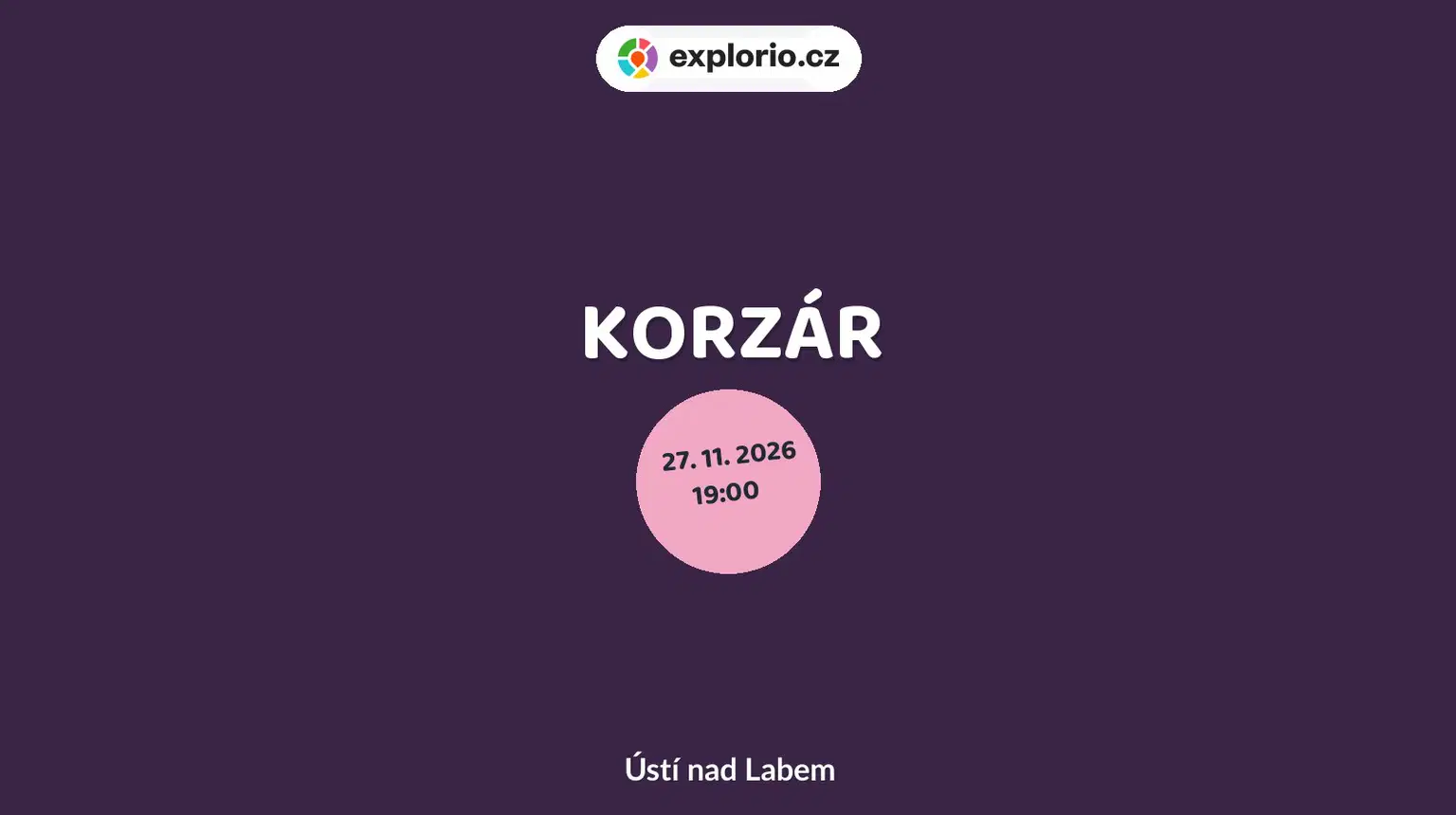 KORZÁR – divadlo, Hudba a Kino, Ústí nad Labem