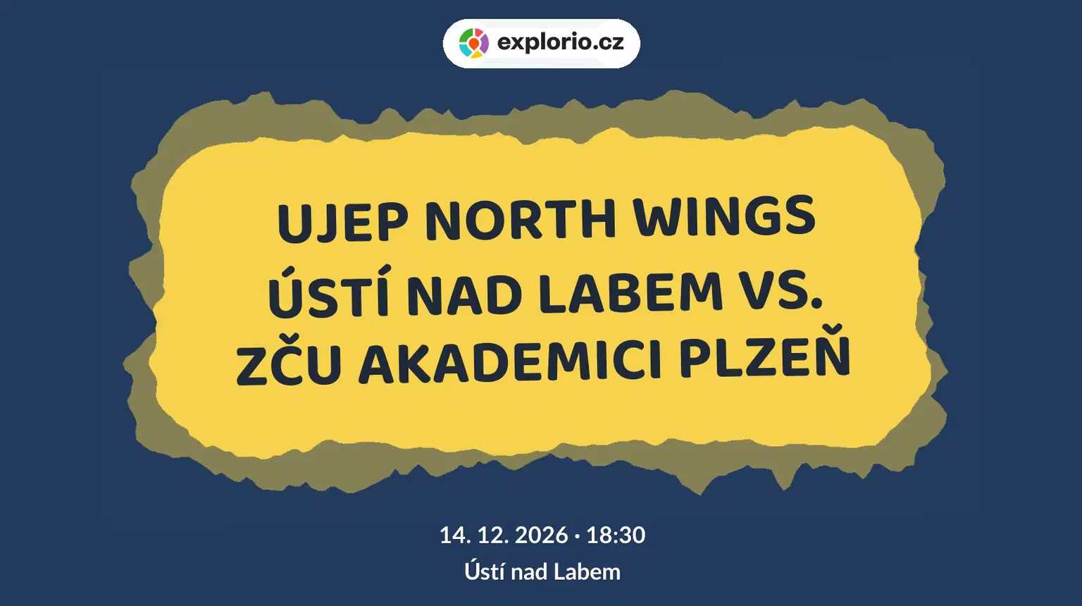 UJEP NORTH WINGS ÚSTÍ NAD LABEM VS. ZČU AKADEMICI PLZEŇ – sport a Pohyb, Ústí nad Labem
