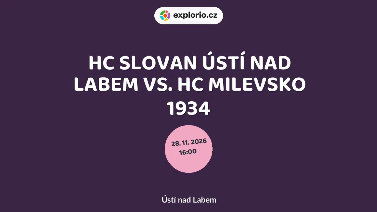 HC SLOVAN ÚSTÍ NAD LABEM VS. HC MILEVSKO 1934 – sport a Pohyb, Ústí nad Labem
