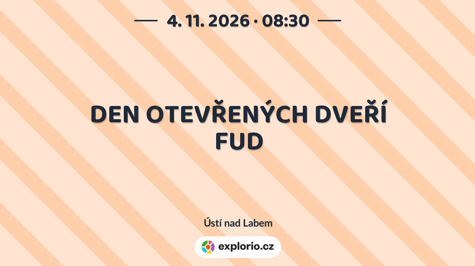 DEN OTEVŘENÝCH DVEŘÍ FUD – prohlídky a Muzea, Ústí nad Labem