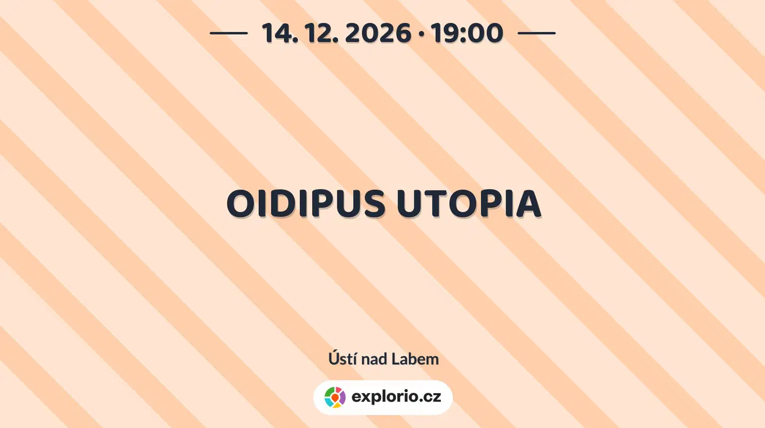 OIDIPUS UTOPIA – divadlo, Hudba a Kino, Ústí nad Labem