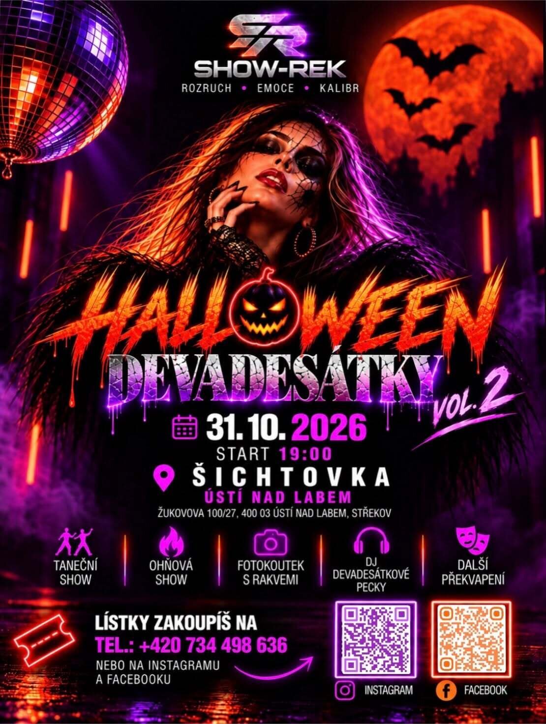 HALLOWEEN DEVADESÁTKY – divadlo, Hudba a Kino, Ústí nad Labem – fotka 2
