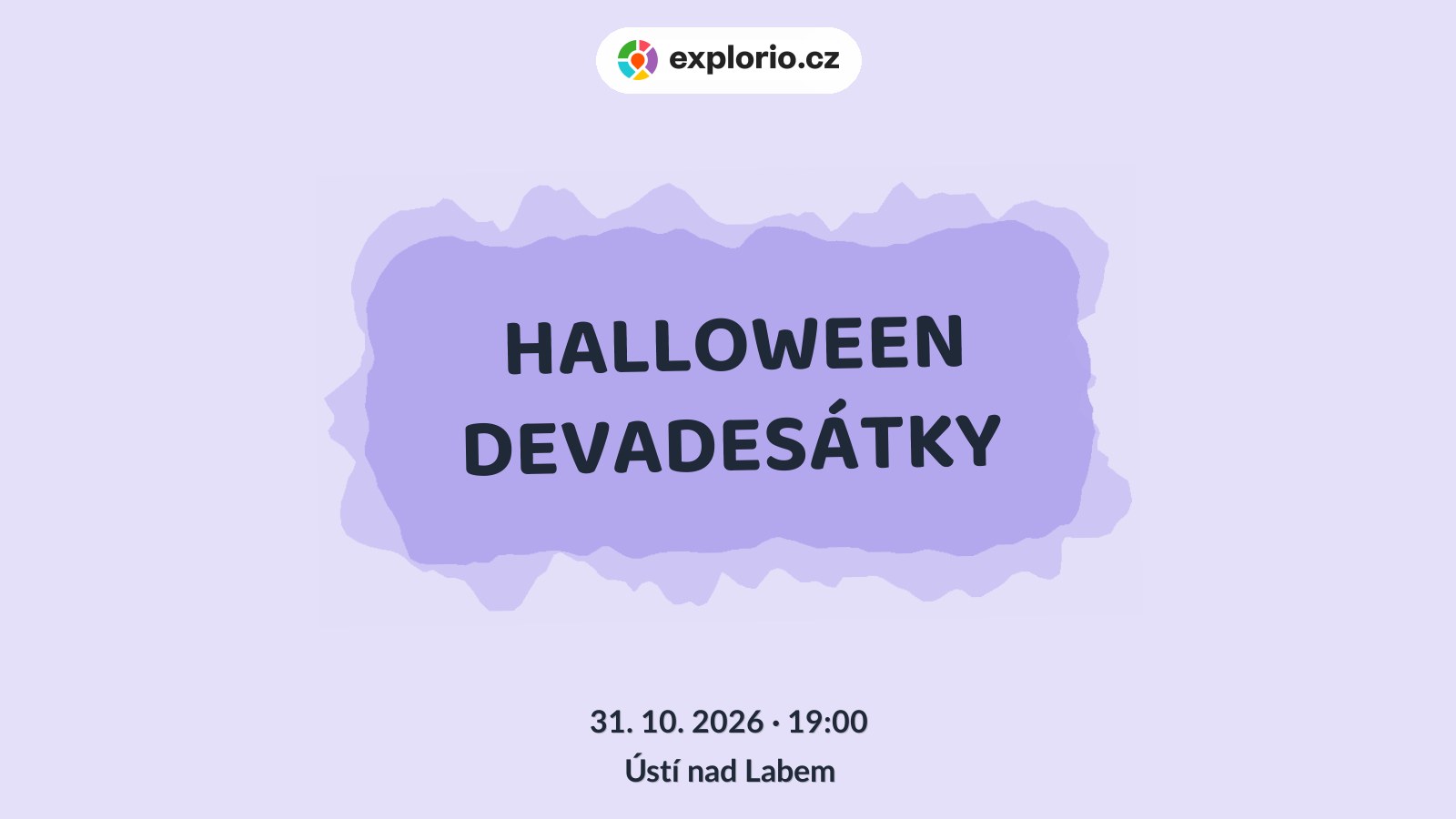 HALLOWEEN DEVADESÁTKY – divadlo, Hudba a Kino, Ústí nad Labem