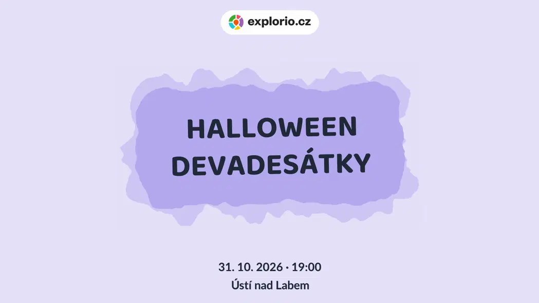 HALLOWEEN DEVADESÁTKY – divadlo, Hudba a Kino, Ústí nad Labem