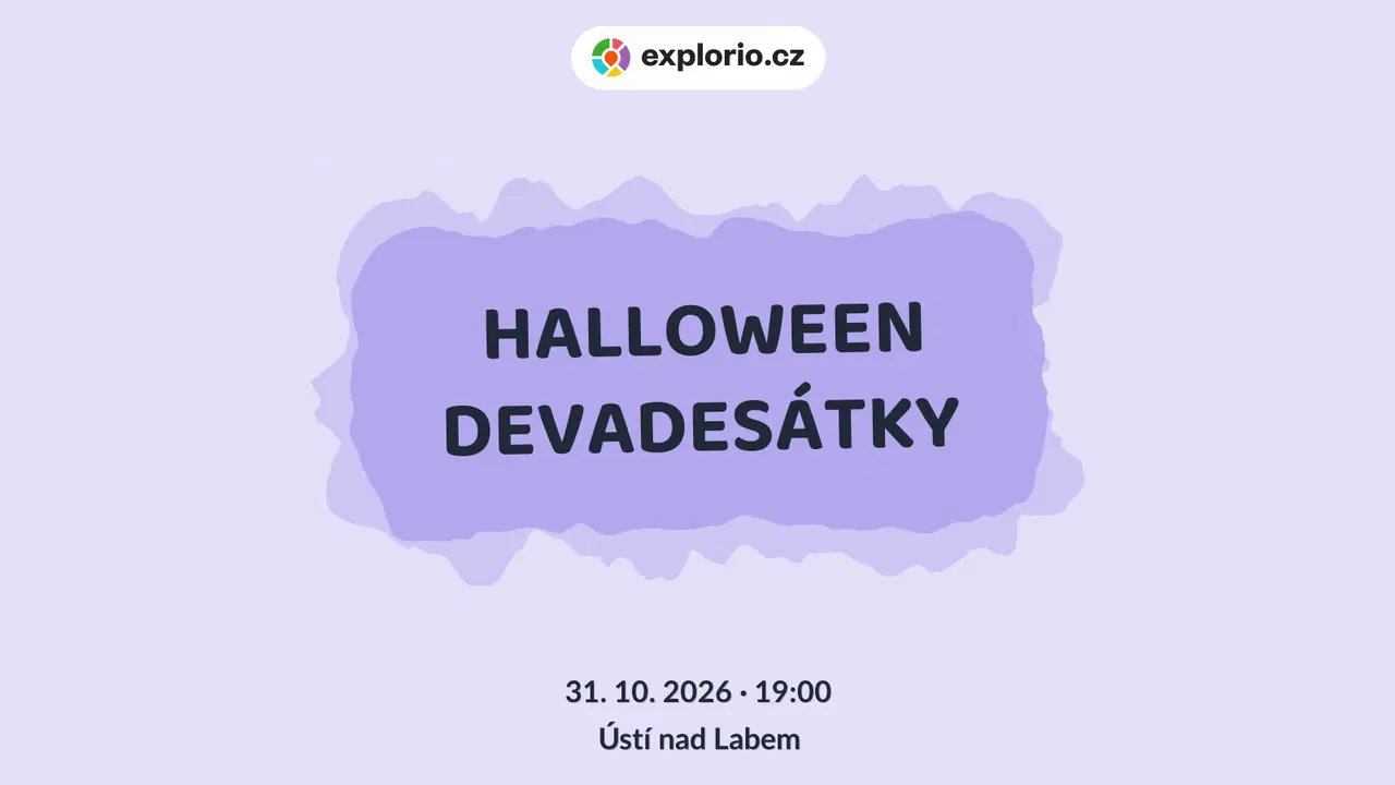 HALLOWEEN DEVADESÁTKY – divadlo, Hudba a Kino, Ústí nad Labem