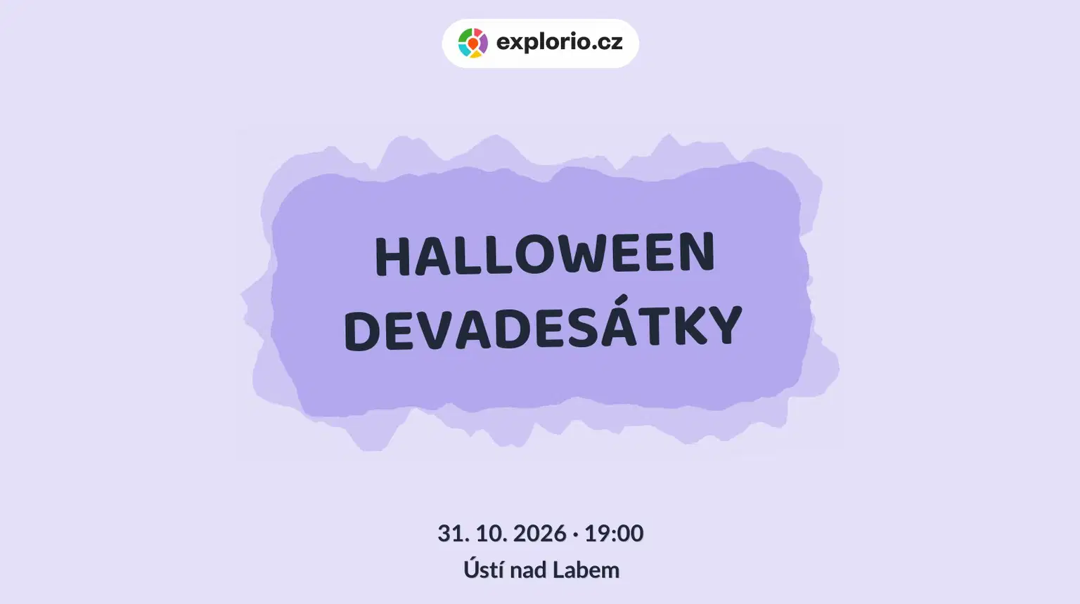 HALLOWEEN DEVADESÁTKY – divadlo, Hudba a Kino, Ústí nad Labem