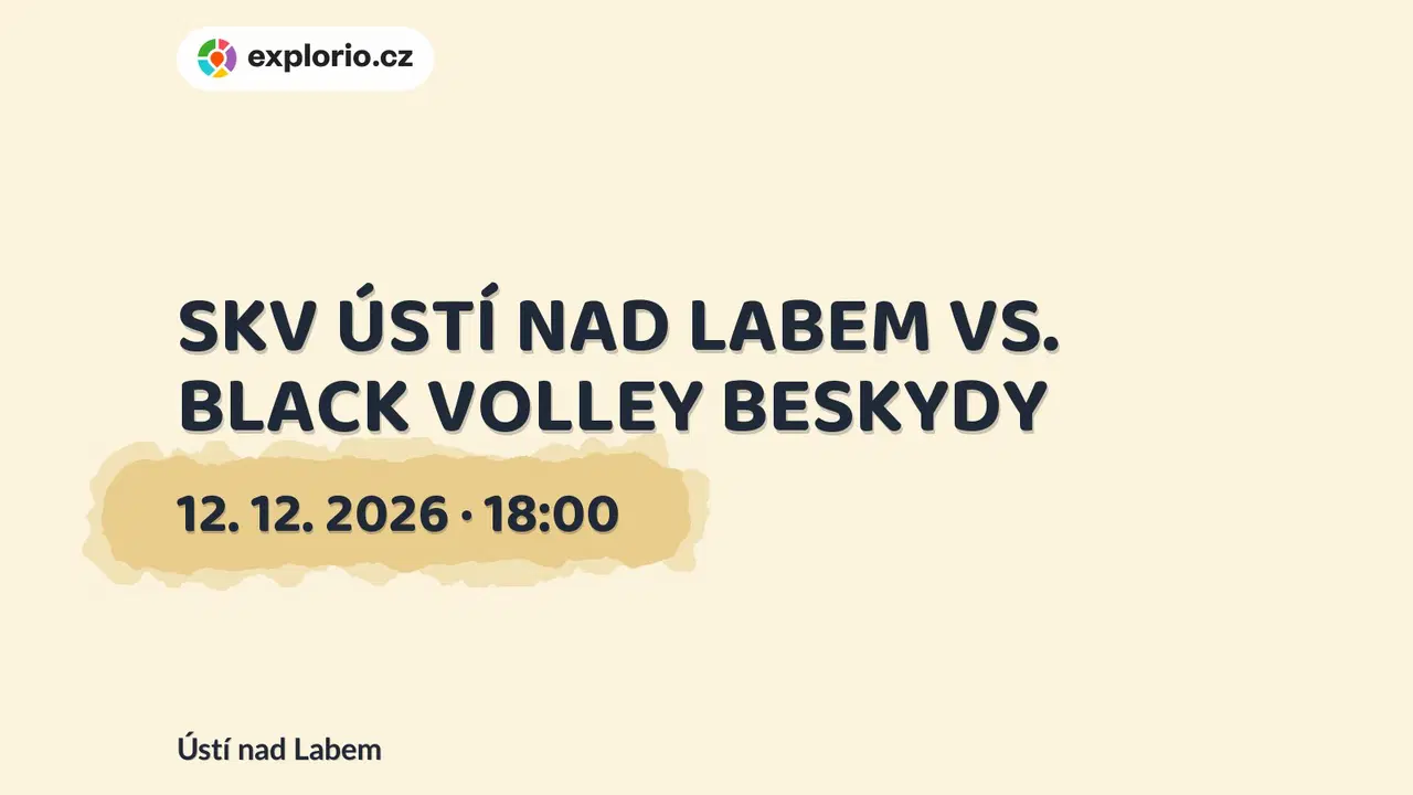 SKV ÚSTÍ NAD LABEM VS. BLACK VOLLEY BESKYDY – sport a Pohyb, Ústí nad Labem
