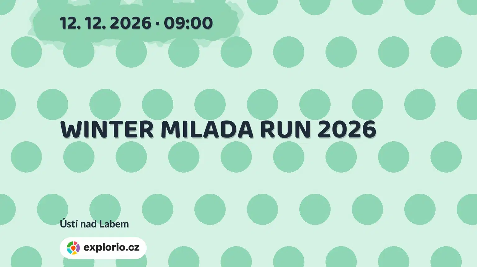 WINTER MILADA RUN 2026 – sport a Pohyb, Ústí nad Labem